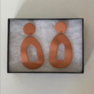 Ceramic Earrings in Terra Cotta